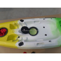 2020 China OEM wholesale cheap single angler water fishing canoe which is sitting on top of kayak with kayak accessories